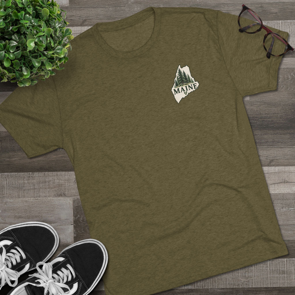Find Me at the Creek – Maine Outdoors Graphic Tee 🌲