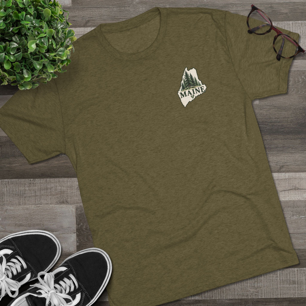 Find Me at the Creek – Maine Outdoors Graphic Tee 🌲