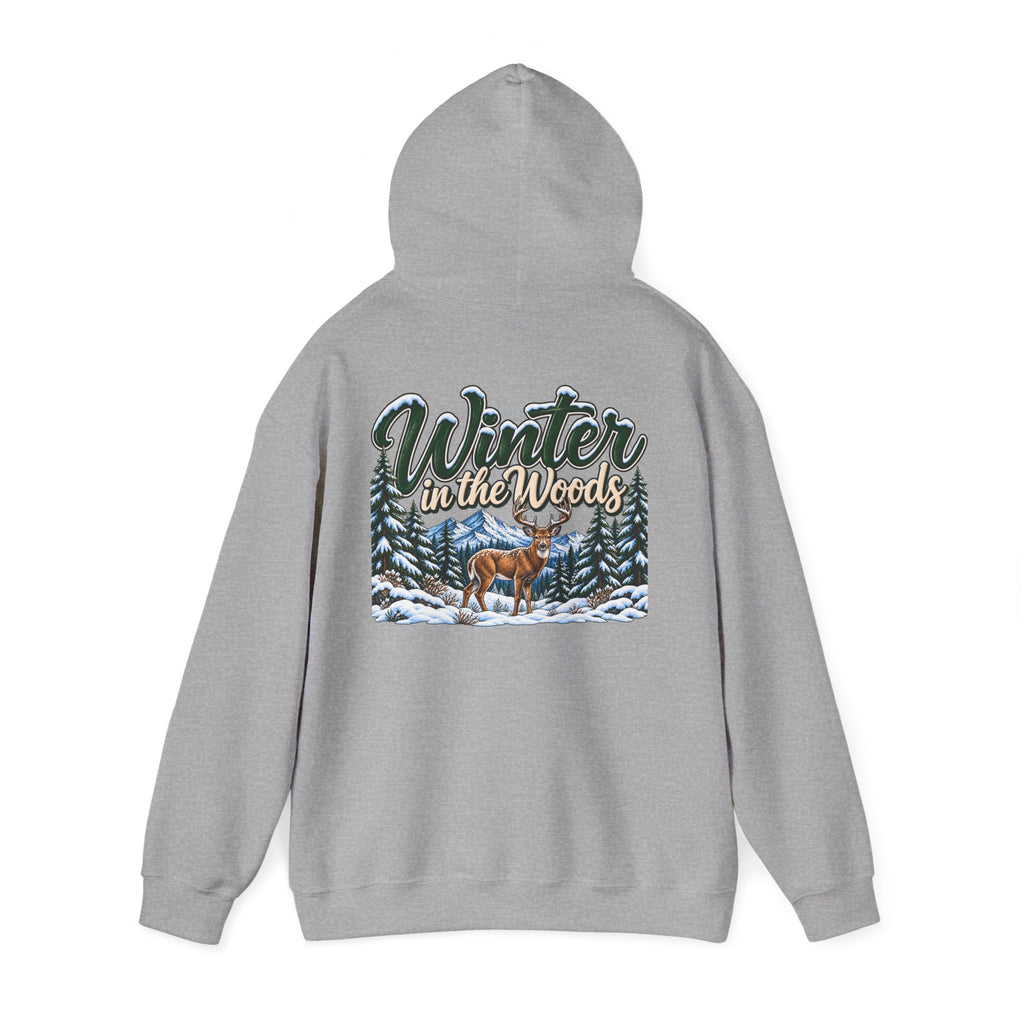 Cozy Chaos Winter In The Woods Hoodie Sweatshirt
