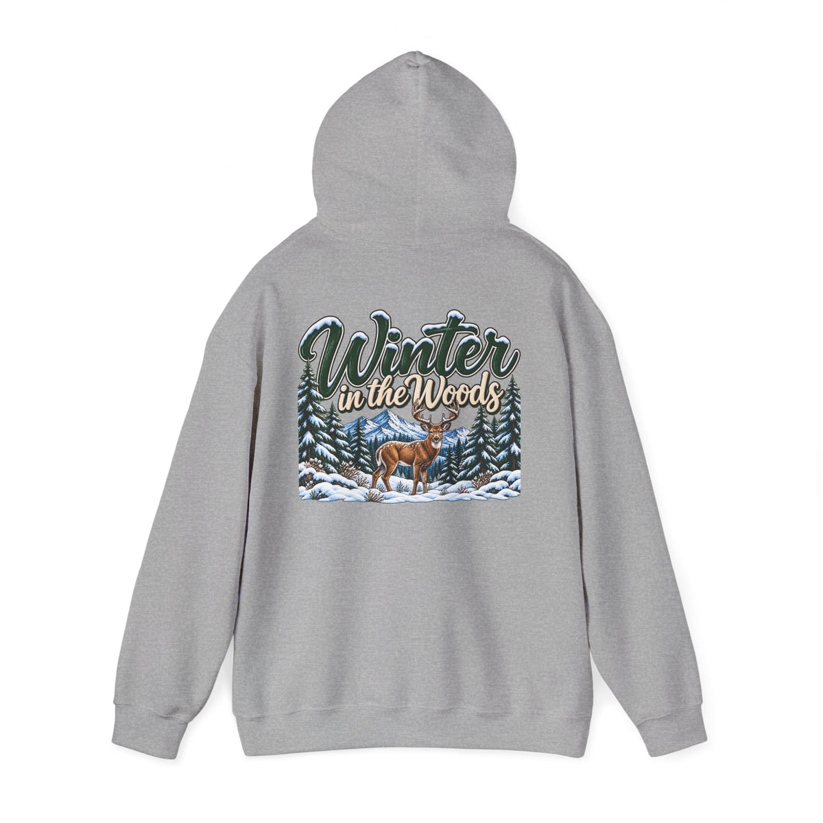 Cozy Chaos Winter In The Woods Hoodie Sweatshirt