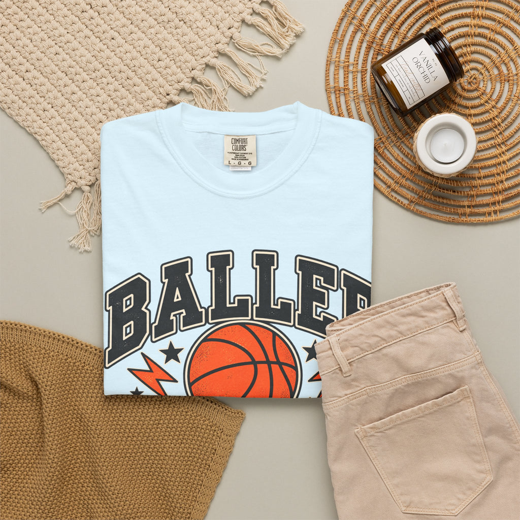Baller Varsity Basketball Women’s Graphic T-Shirt 🏀