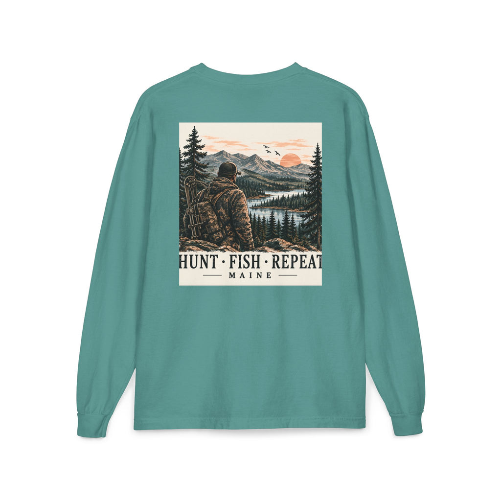 Hunt • Fish • Repeat Maine Outdoors Tee | Cozy Chaos Co.