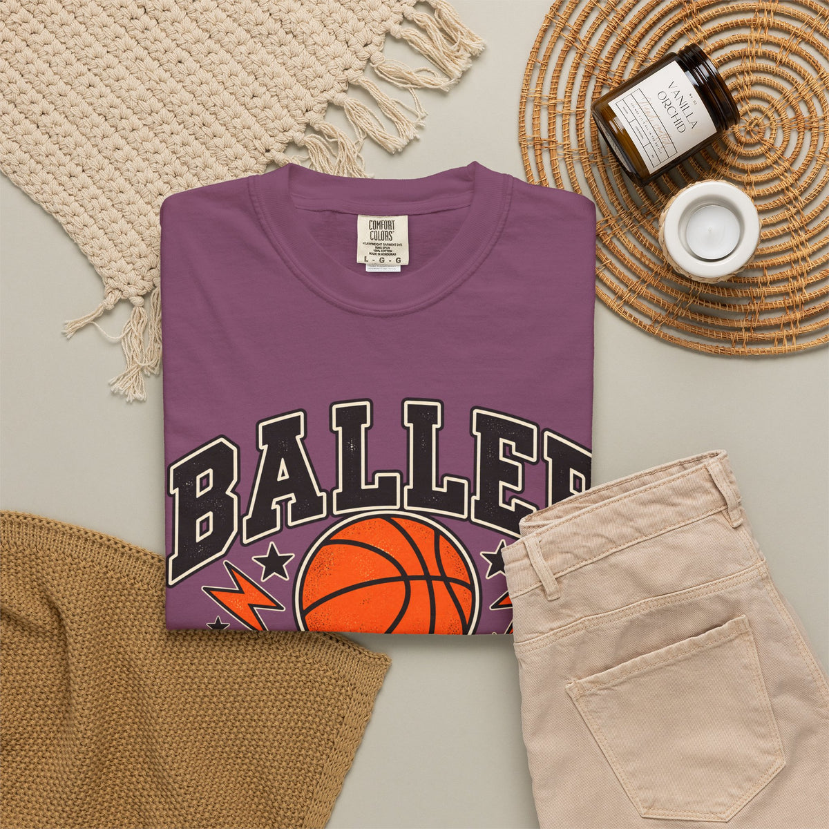 Baller Varsity Basketball Women’s Graphic T-Shirt 🏀