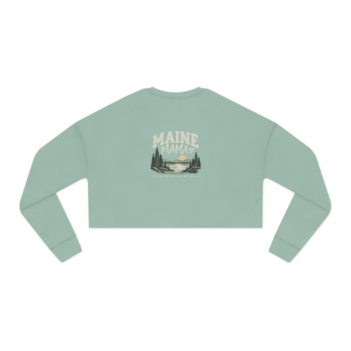 Women's Maine Mama Cropped Sweatshirt