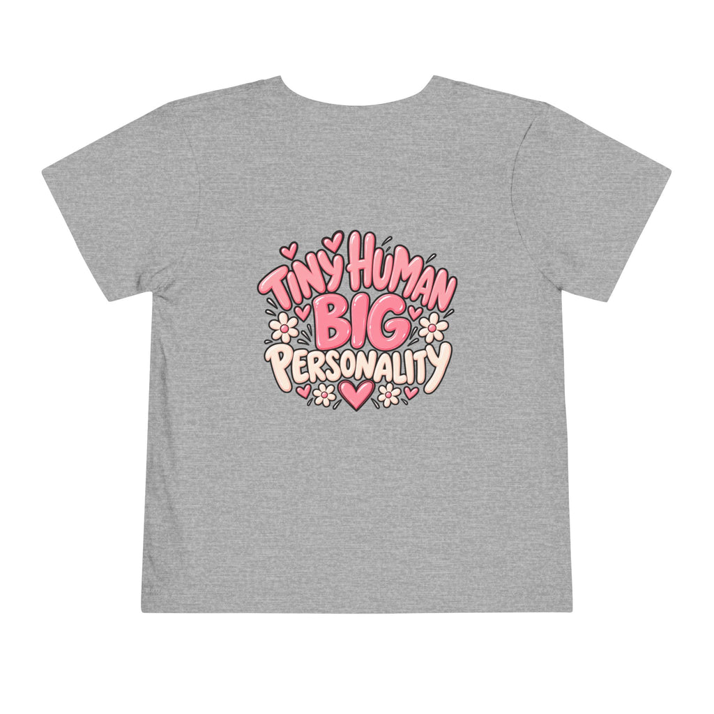Tiny Human, Big Personality Kids Tee | Cozy Chaos Co. 💕🌼