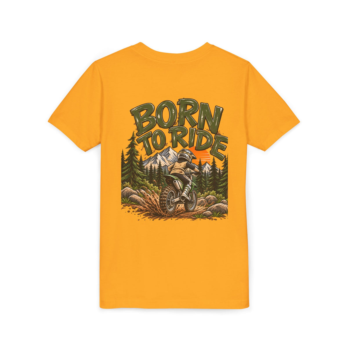 Born to Ride Kids Motocross Tee | Cozy Chaos Co.