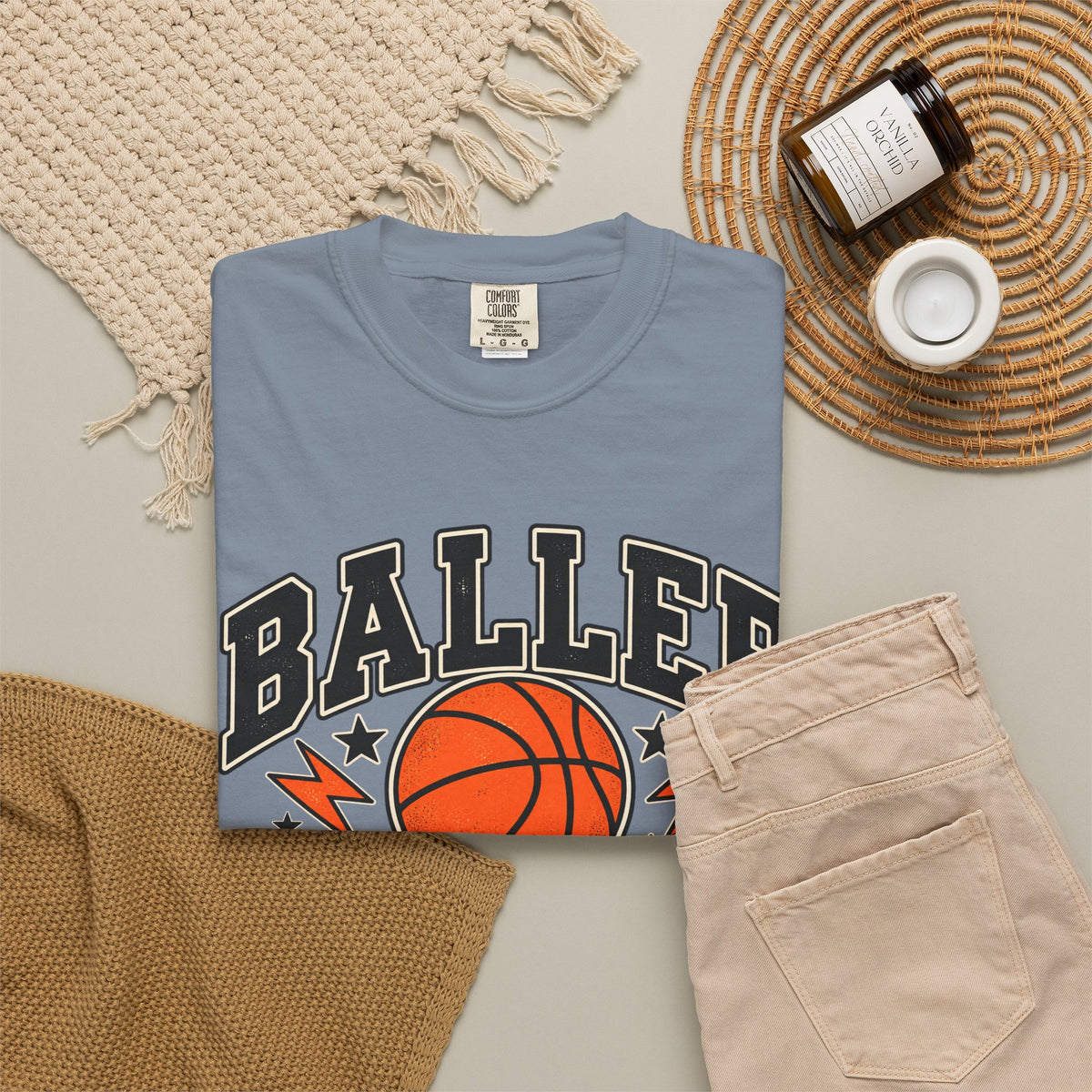 Baller Varsity Basketball Women’s Graphic T-Shirt 🏀