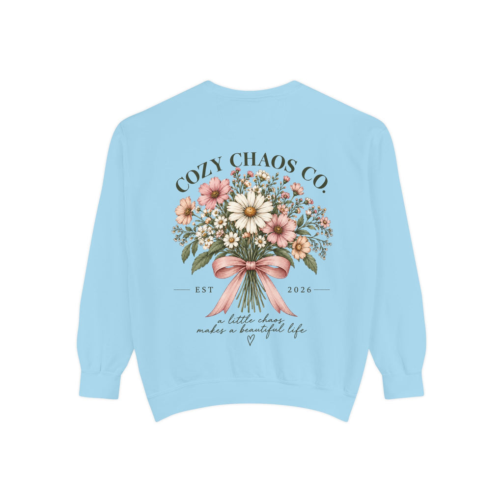 Cozy Chaos Co. Vintage Wildflower Sweatshirt 🤍