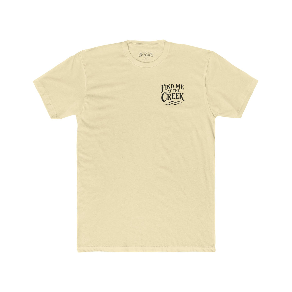 Find Me at the Creek – Men’s Fishing & Outdoors Tee | Cozy Chaos Co. 🎣🌲