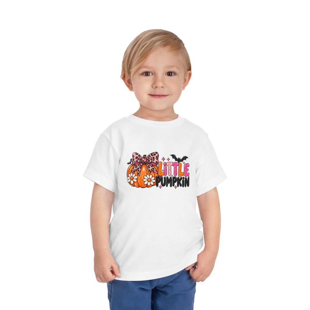 Little Pumpkin Bow Girls Toddler Halloween Shirt | Cozy Chaos Kid 🎃🎀💕