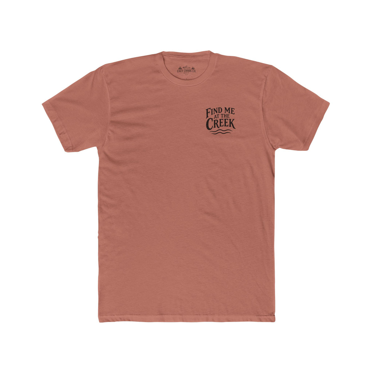 Find Me at the Creek – Men’s Fishing & Outdoors Tee | Cozy Chaos Co. 🎣🌲