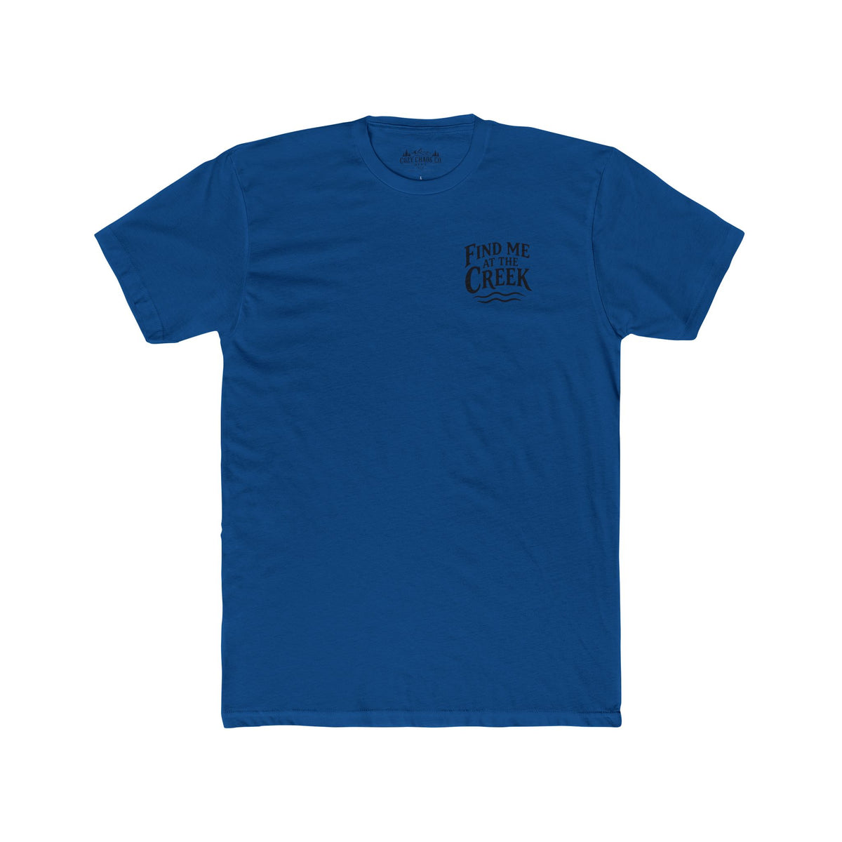 Find Me at the Creek – Men’s Fishing & Outdoors Tee | Cozy Chaos Co. 🎣🌲