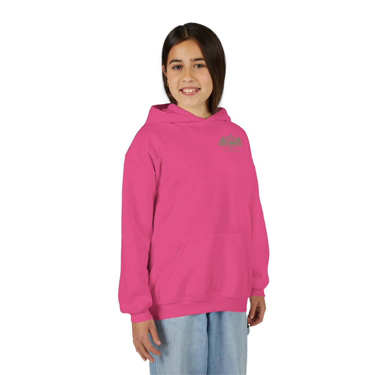 Maine Grown Kids Sweatshirt – Cozy Outdoor Pine Tree & Sunset Crewneck