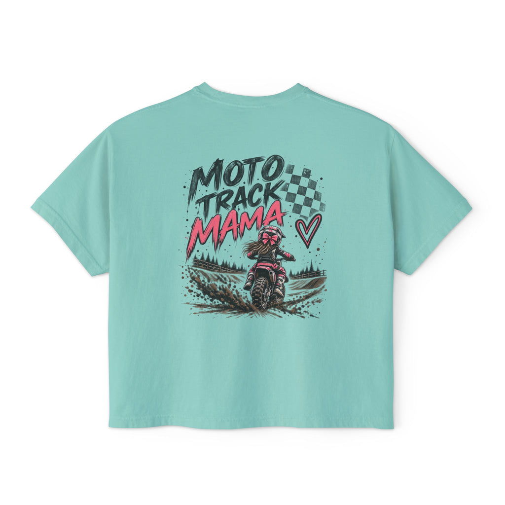 Moto Track Mama – Motocross Mom Graphic Tee 🏁💗