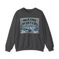 Maine Winters Hit Different Crewneck Sweatshirt – Cozy Maine Winter Mountain Sweater ❄️🌲🏔️