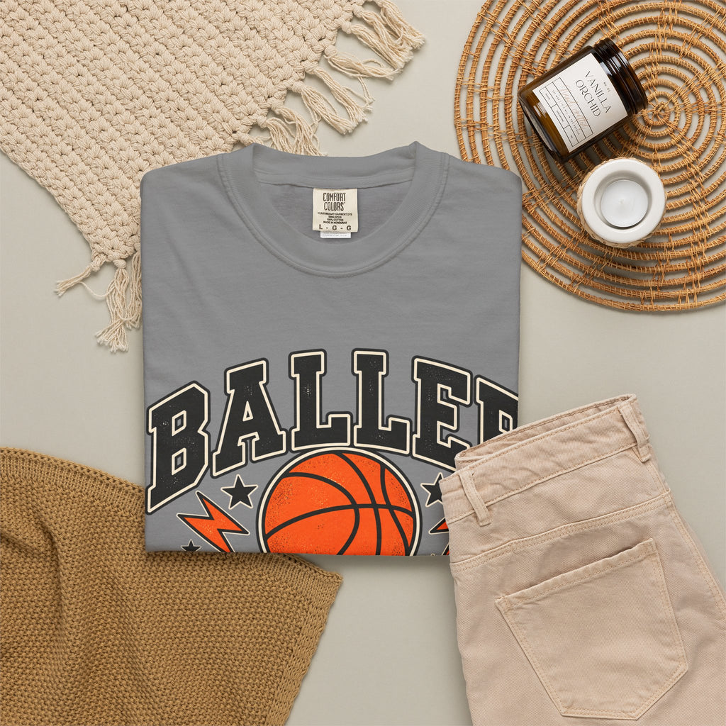 Baller Varsity Basketball Women’s Graphic T-Shirt 🏀