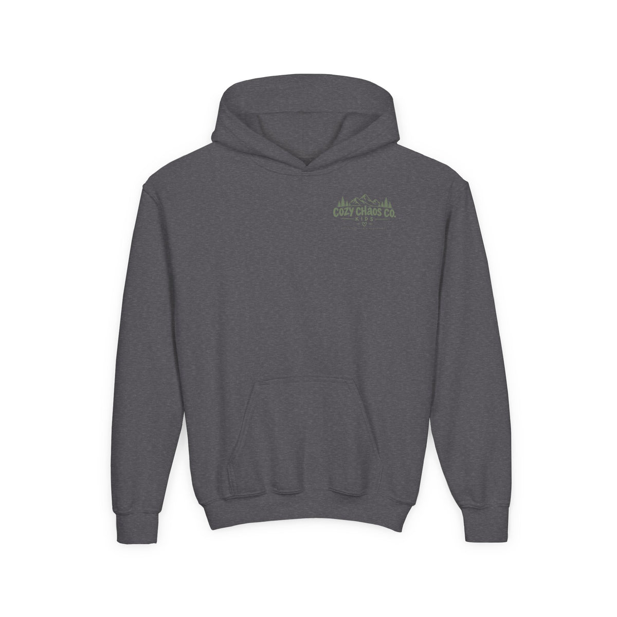 Maine Grown Kids Sweatshirt – Cozy Outdoor Pine Tree & Sunset Crewneck