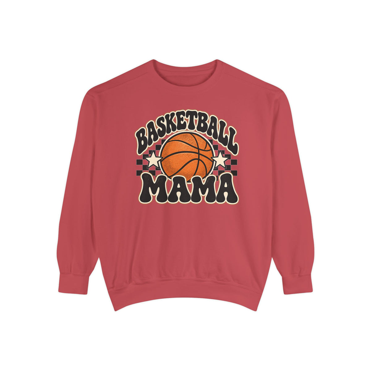 Basketball Mama Retro Game Day Crewneck Sweatshirt 🏀