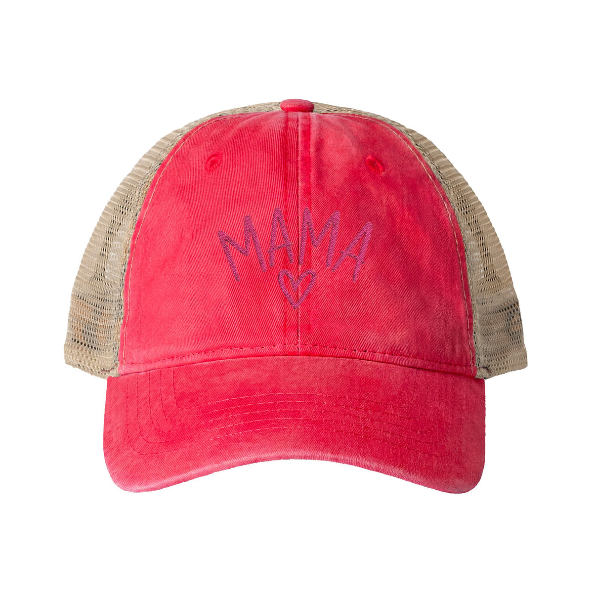 Cozy Mama Washed Mesh-Back Trucker Hat 💕