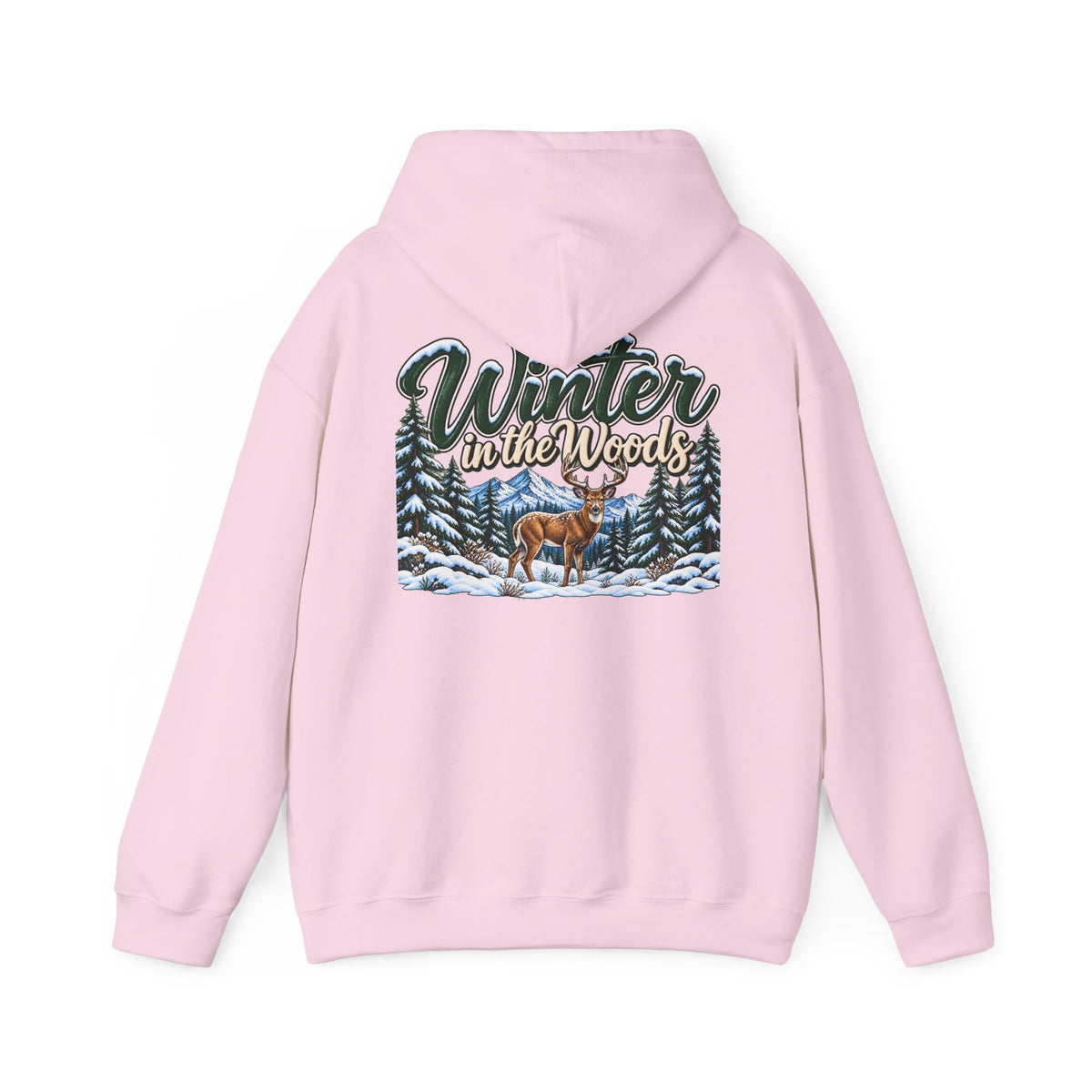 Cozy Chaos Winter In The Woods Hoodie Sweatshirt