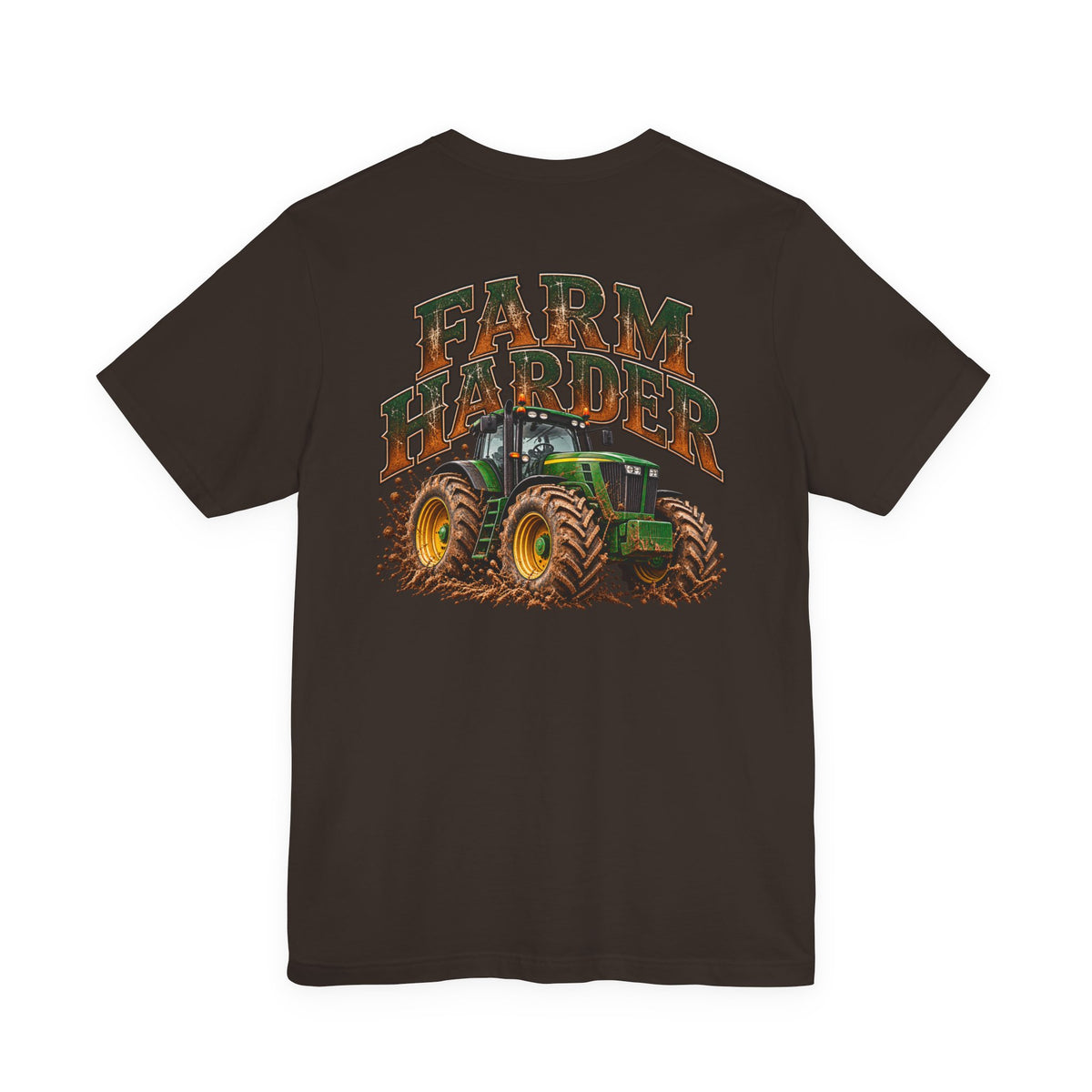Farm Harder Men’s Graphic T-Shirt | Country Farmer Tractor Tee 🚜🌾