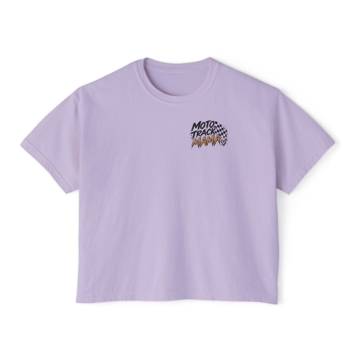 Moto Track Mama – Motocross Mom Graphic CropTee 🏁🤎