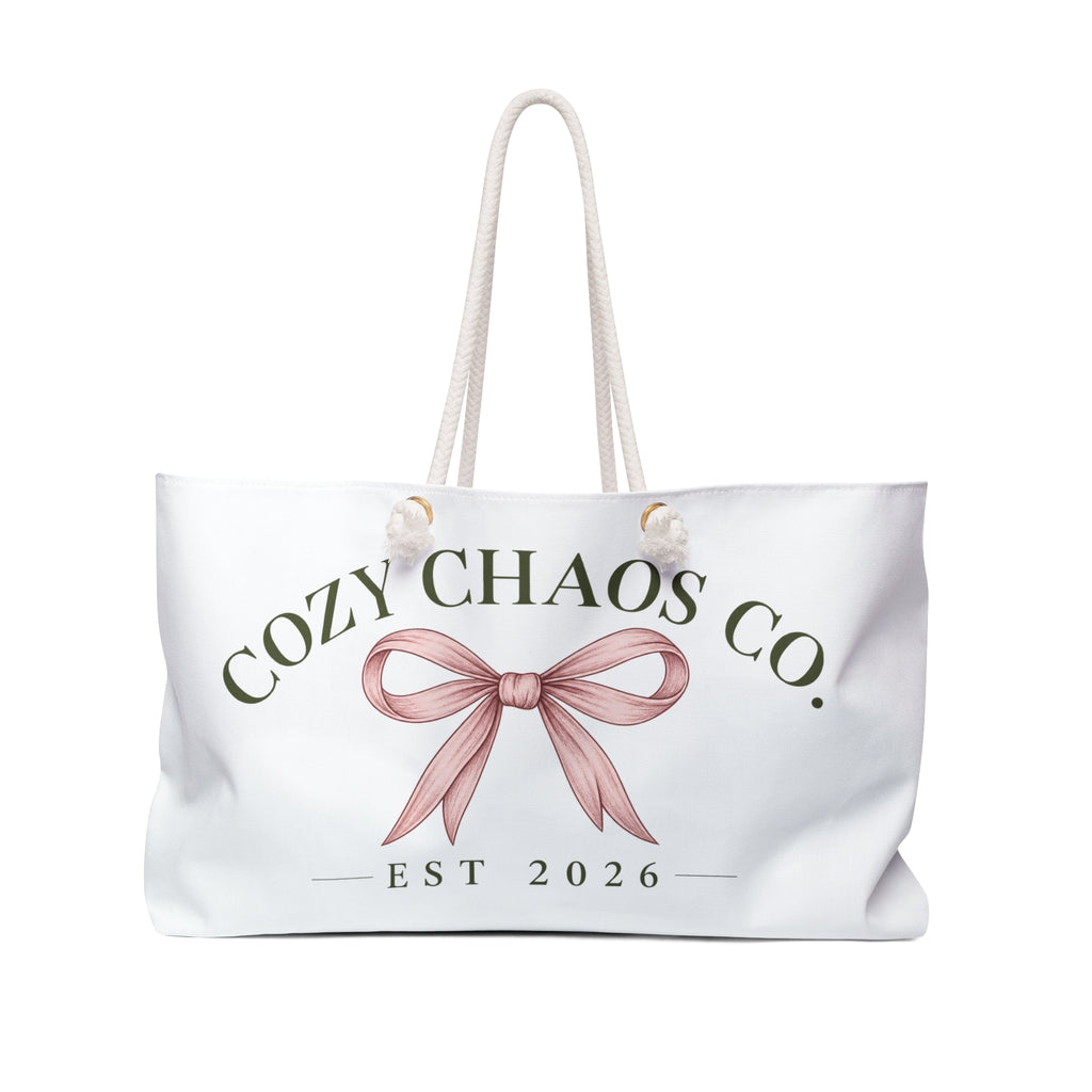 Cozy Chaos Co. Weekender Bag