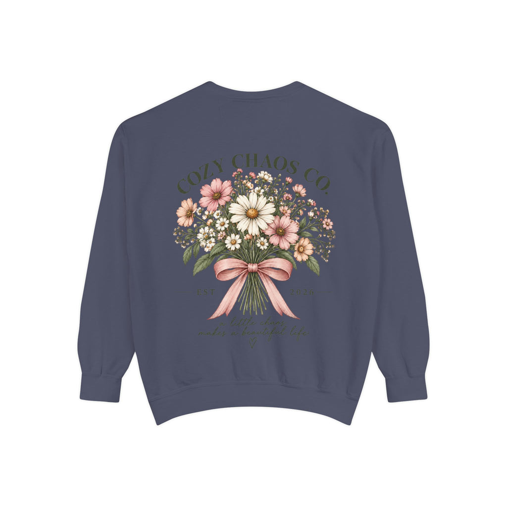 Cozy Chaos Co. Vintage Wildflower Sweatshirt 🤍