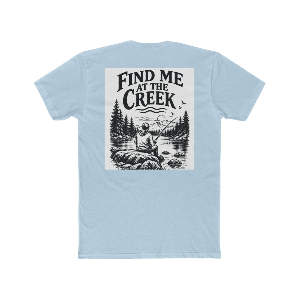 Find Me at the Creek – Men’s Fishing & Outdoors Tee | Cozy Chaos Co. 🎣🌲