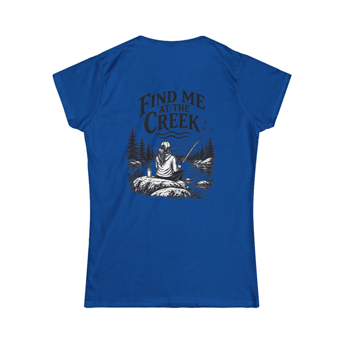 Find Me at the Creek – Women’s Fishing Tee | Cozy Chaos Co.