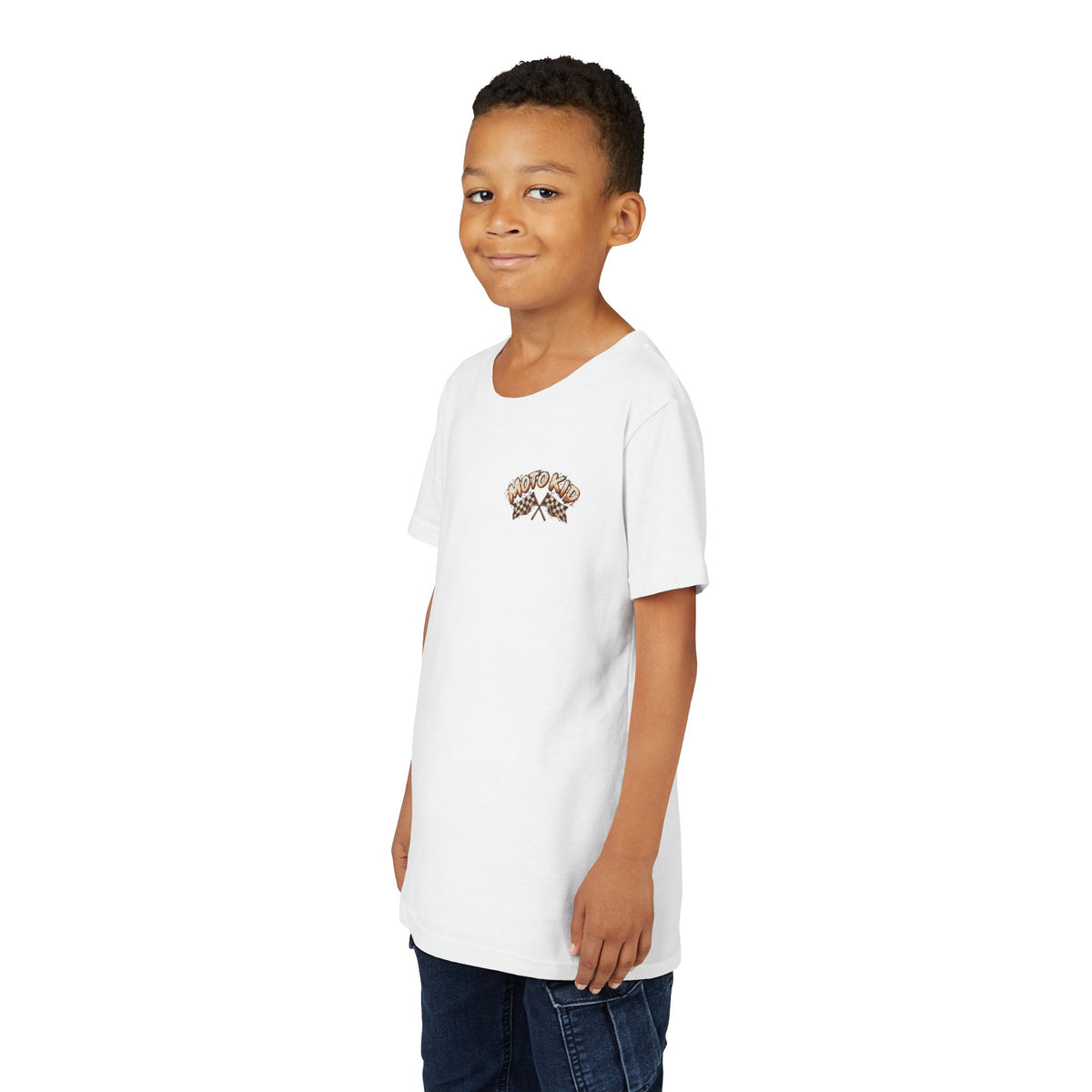 Moto Kid Motocross Tee | Dirt Bike Racing Kids Shirt | Cozy Chaos Co. 🏁🏍️⚡