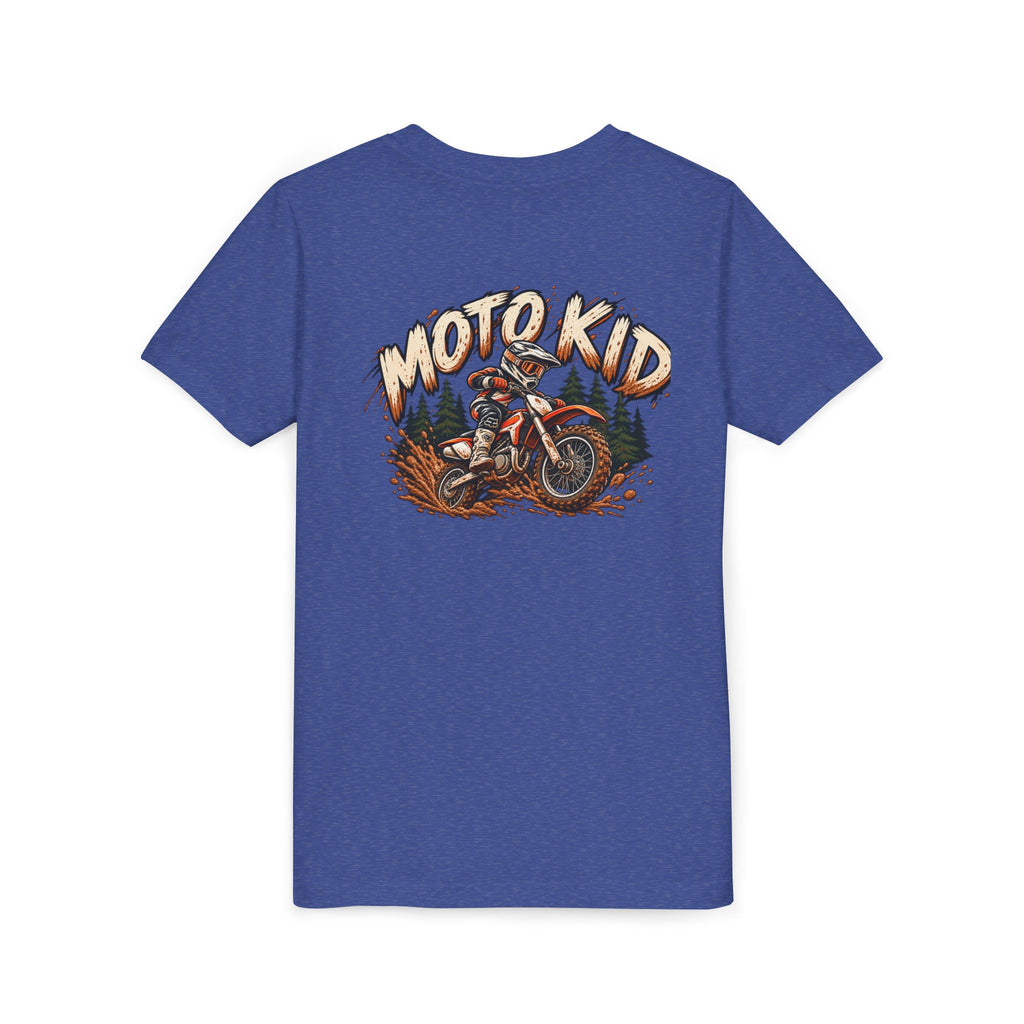 Moto Kid Motocross Tee | Dirt Bike Racing Kids Shirt | Cozy Chaos Co. 🏁🏍️⚡