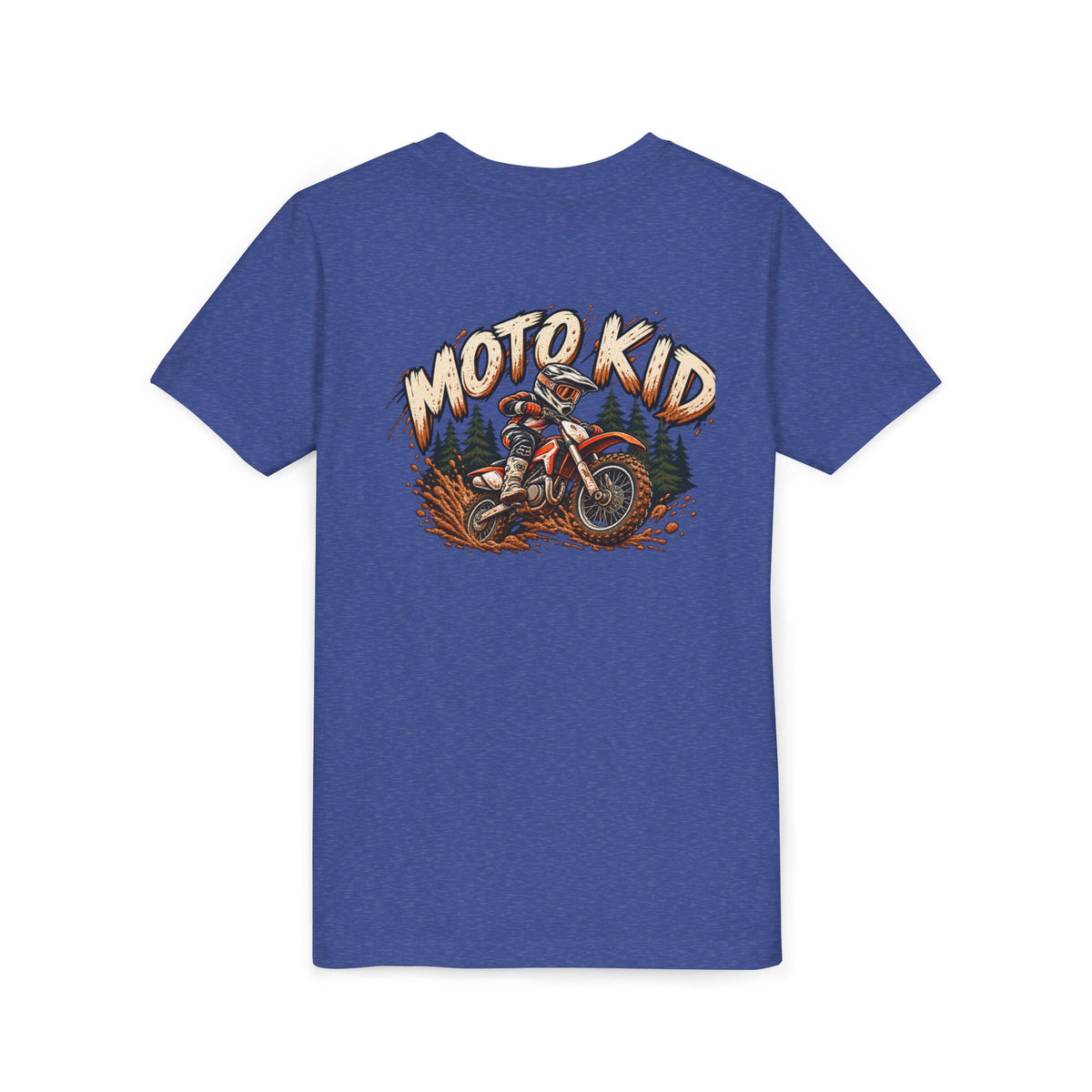 Moto Kid Motocross Tee | Dirt Bike Racing Kids Shirt | Cozy Chaos Co. 🏁🏍️⚡