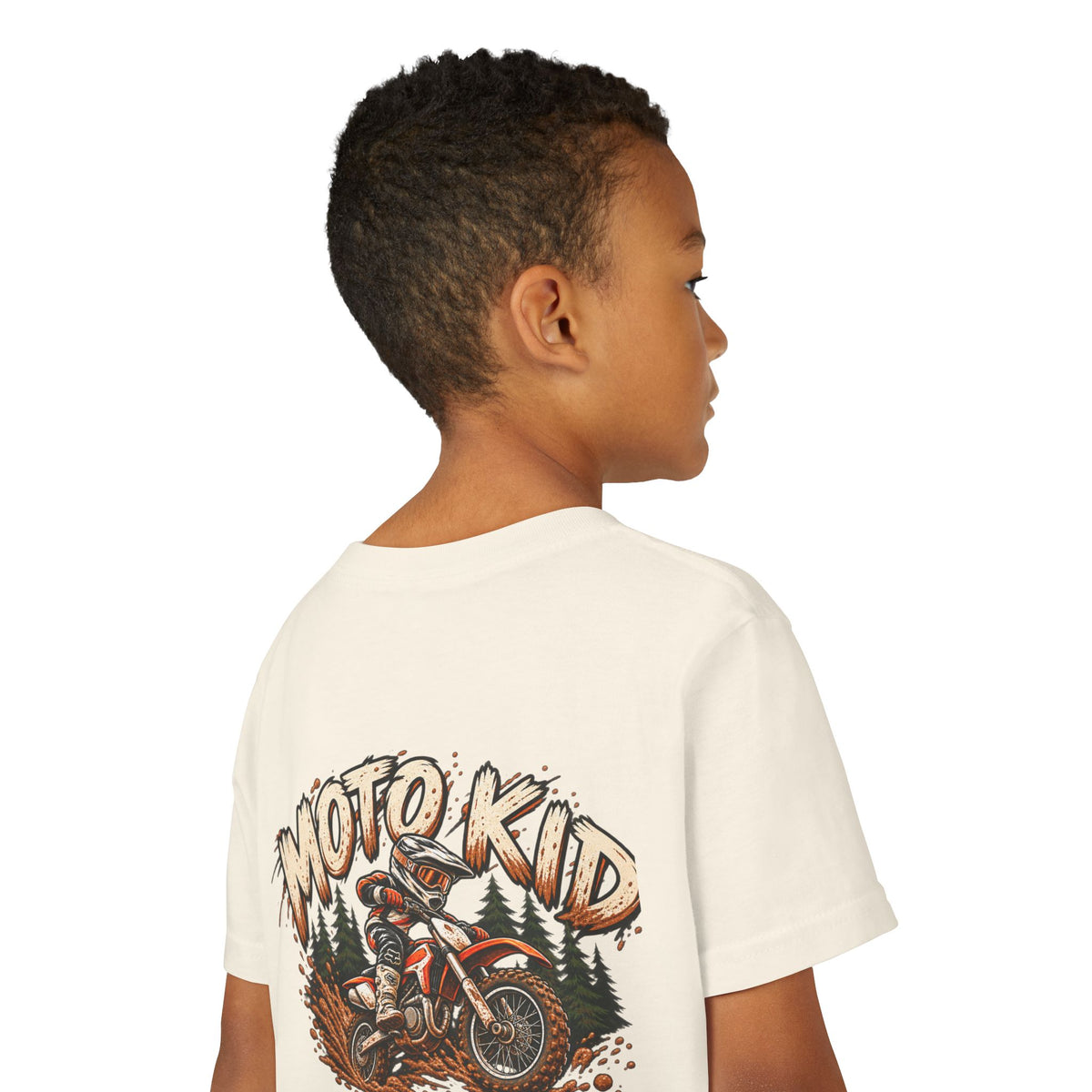 Moto Kid Motocross Tee | Dirt Bike Racing Kids Shirt | Cozy Chaos Co. 🏁🏍️⚡