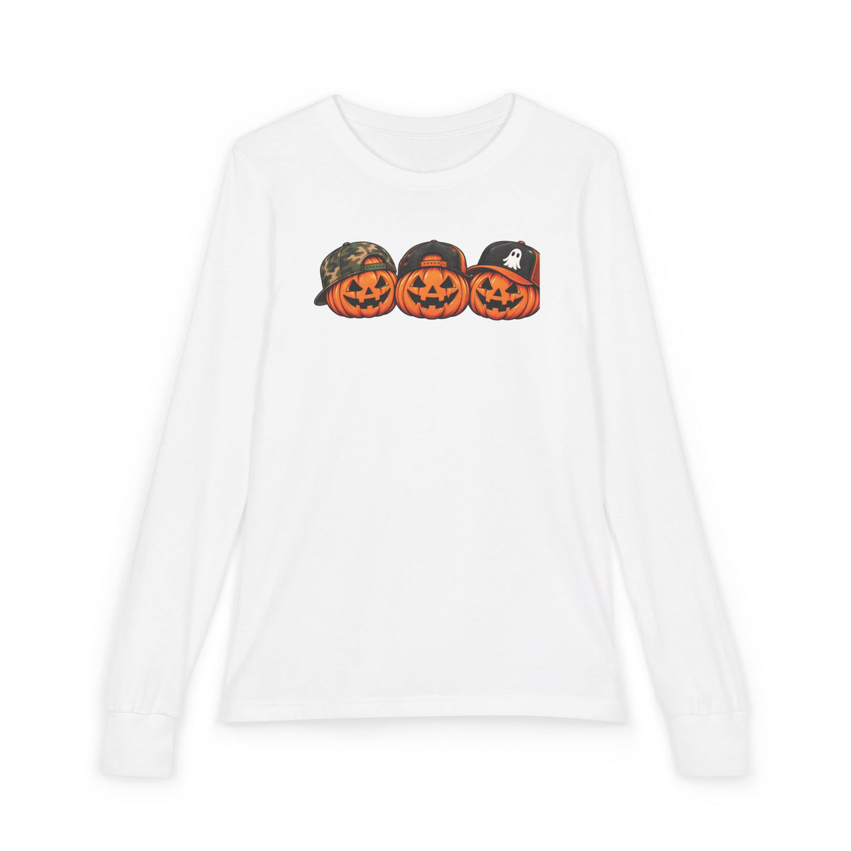 Cool Pumpkin Crew Kids Halloween Sweatshirt | Cozy Chaos Kid 🎃🧢👻