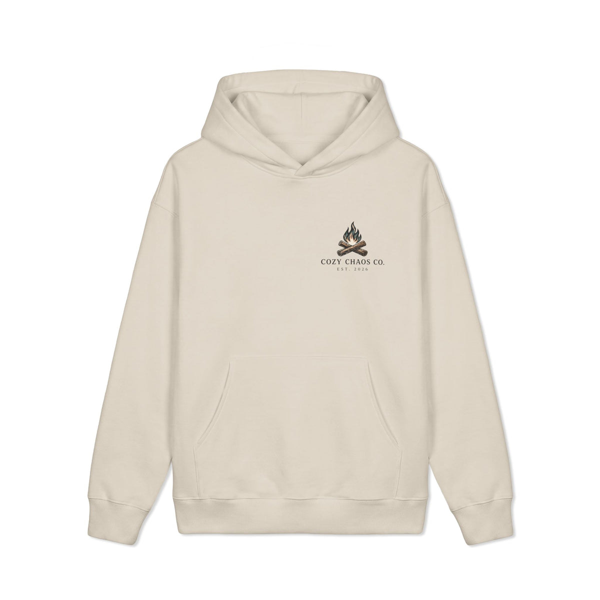 Campfires & Cold Mornings Maine Living Hoodie | Cozy Chaos Co. 🌲🔥
