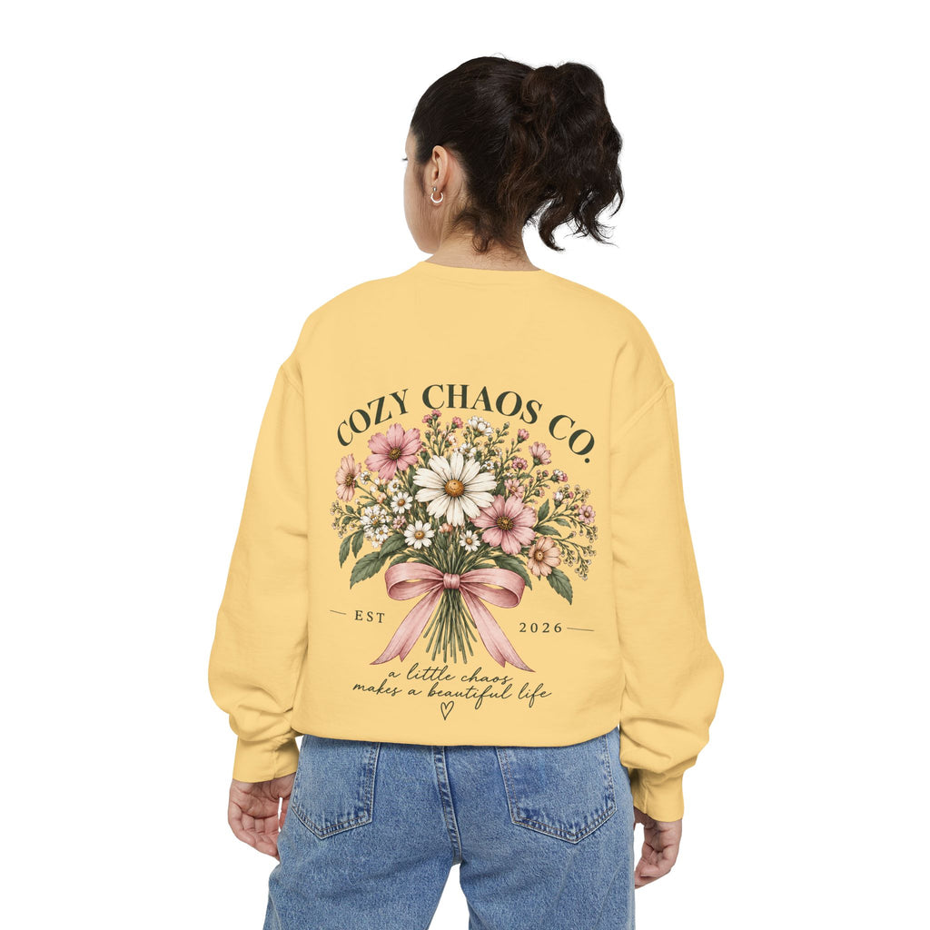 Cozy Chaos Co. Vintage Wildflower Sweatshirt 🤍