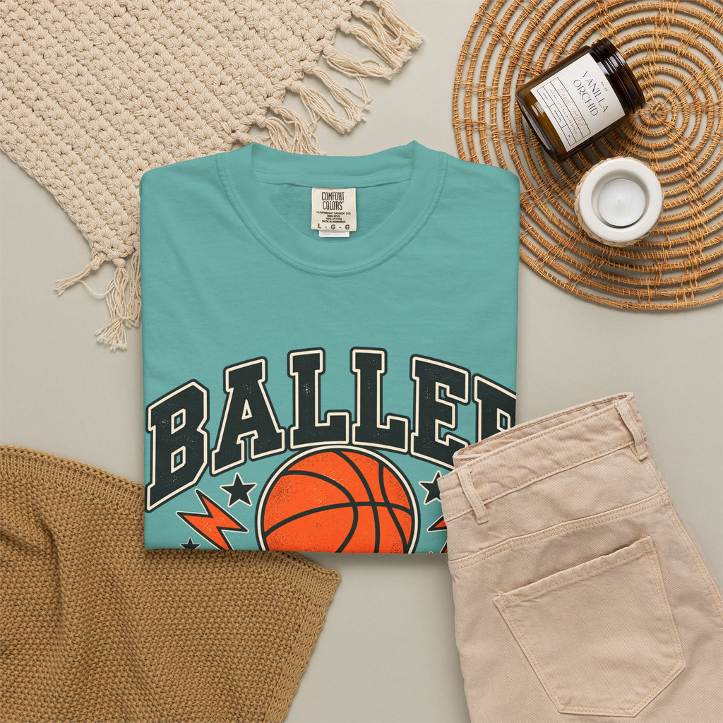 Baller Varsity Basketball Women’s Graphic T-Shirt 🏀