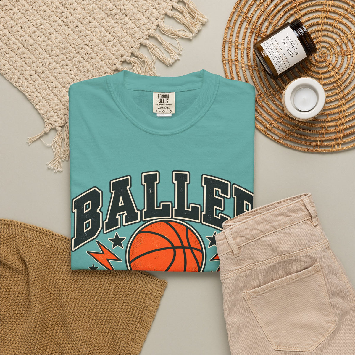Baller Varsity Basketball Women’s Graphic T-Shirt 🏀