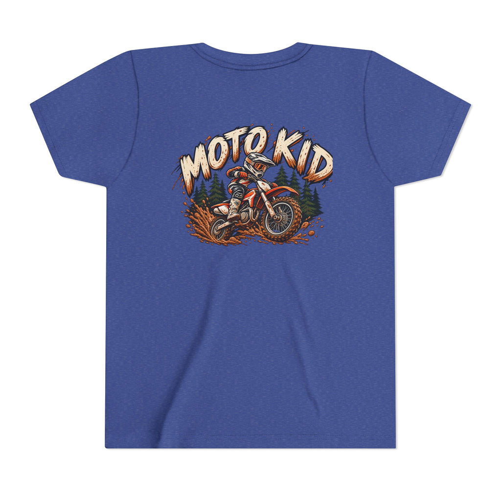 Moto Kid Motocross Tee | Dirt Bike Racing Kids Shirt | Cozy Chaos Co. 🏁🏍️⚡