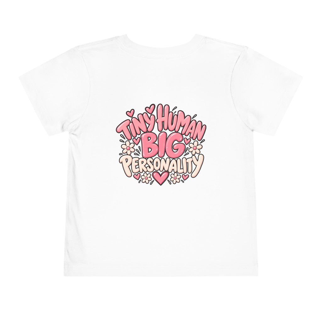 Tiny Human, Big Personality Kids Tee | Cozy Chaos Co. 💕🌼
