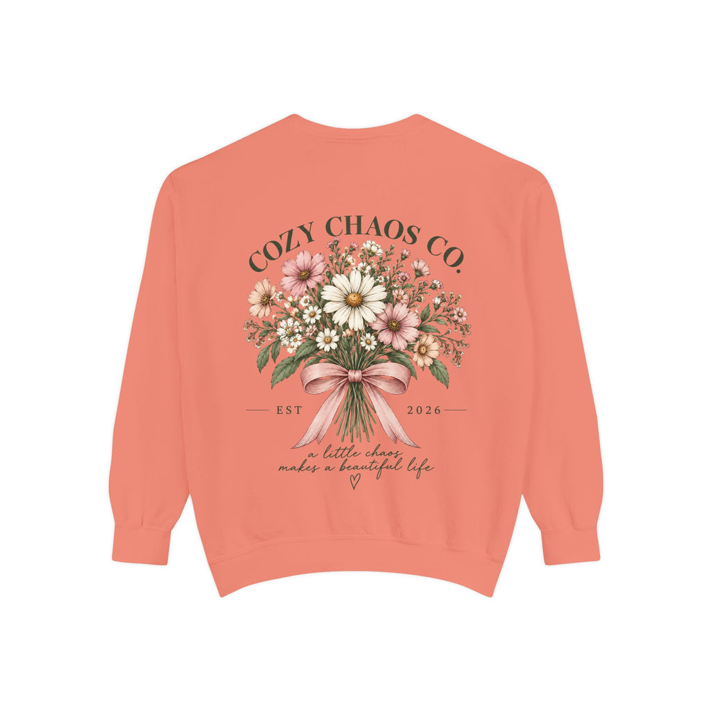 Cozy Chaos Co. Vintage Wildflower Sweatshirt 🤍