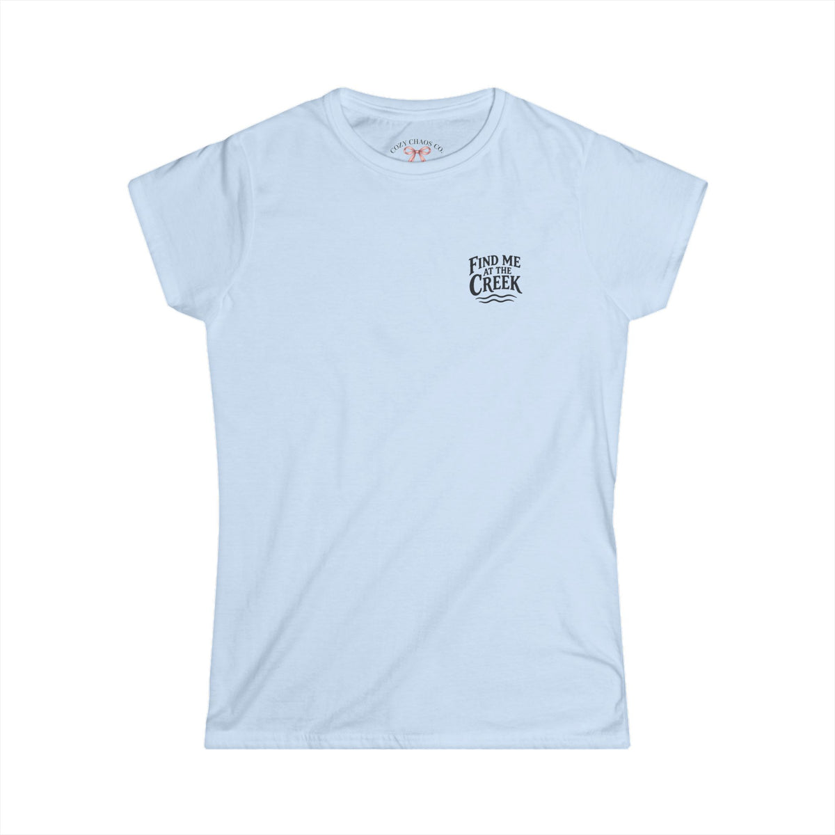Find Me at the Creek – Women’s Fishing Tee | Cozy Chaos Co.