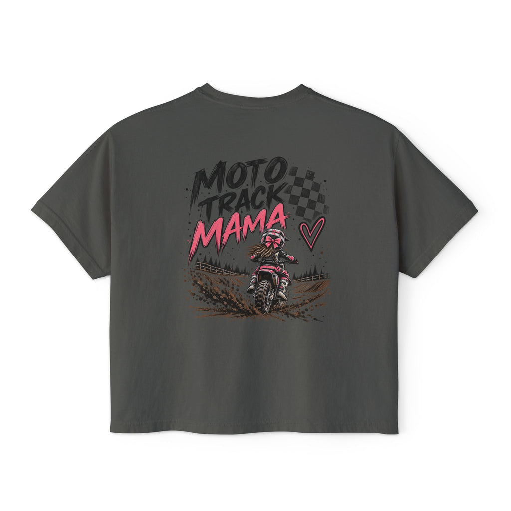 Moto Track Mama – Motocross Mom Graphic Tee 🏁💗