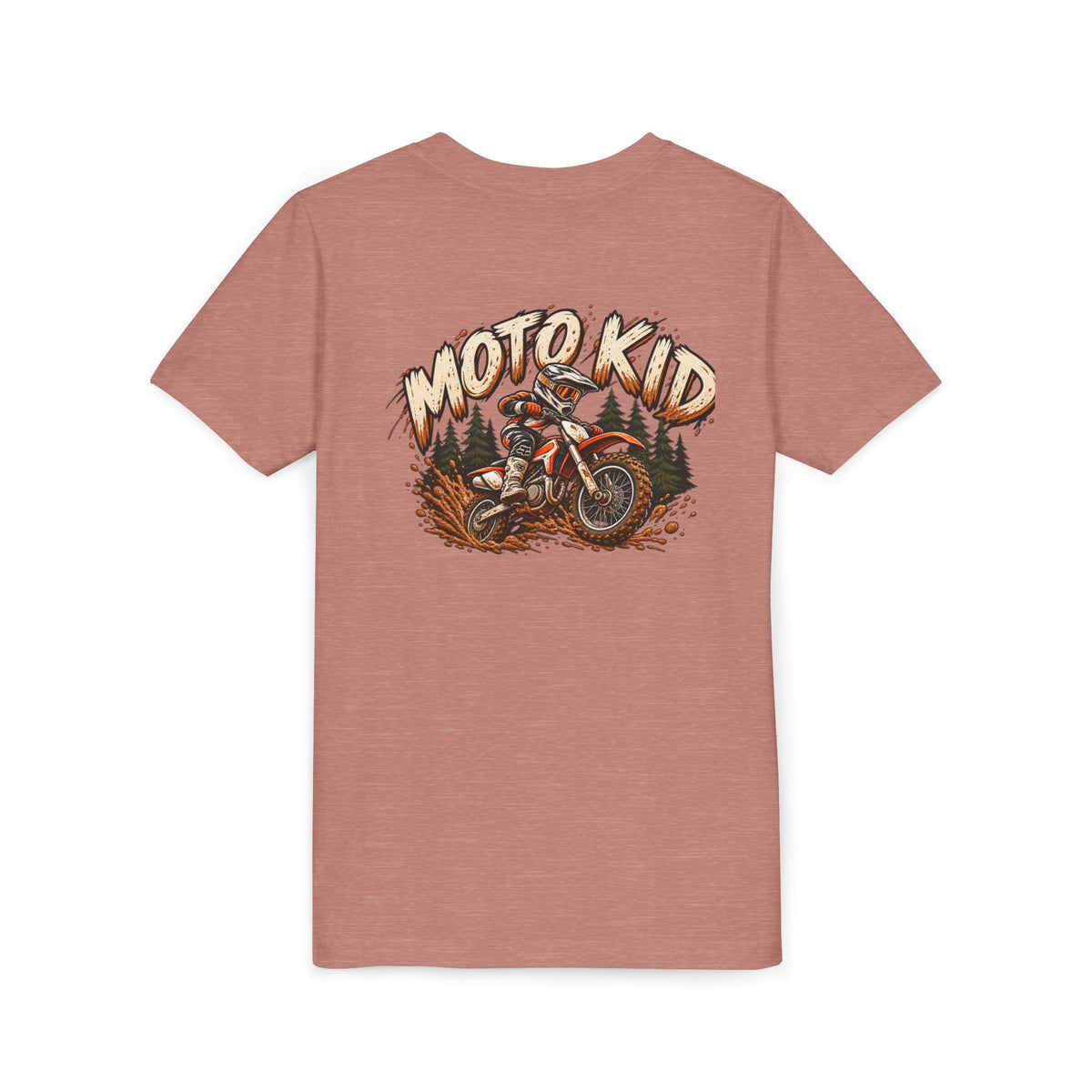 Moto Kid Motocross Tee | Dirt Bike Racing Kids Shirt | Cozy Chaos Co. 🏁🏍️⚡