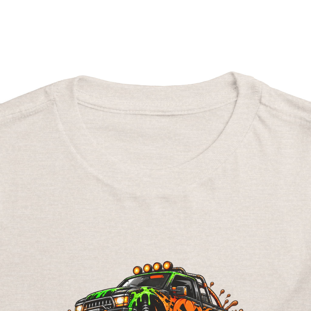 Trick or Treat Monster Truck Toddler Kids Halloween Sweatshirt | Cozy Chaos Kid 🎃🏁👻