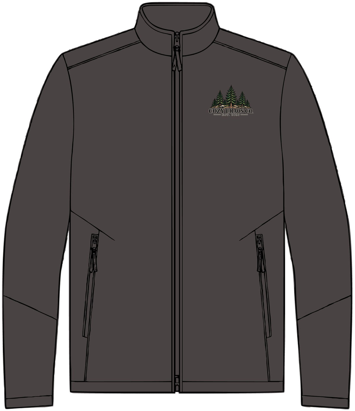 Collective Cozy Chaos Est 2026  Tech Soft Shell Jacket