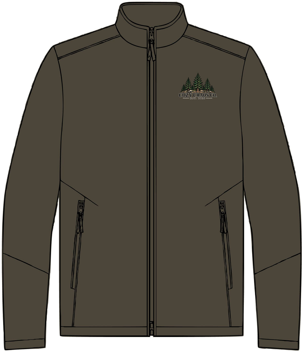 Collective Cozy Chaos Est 2026  Tech Soft Shell Jacket