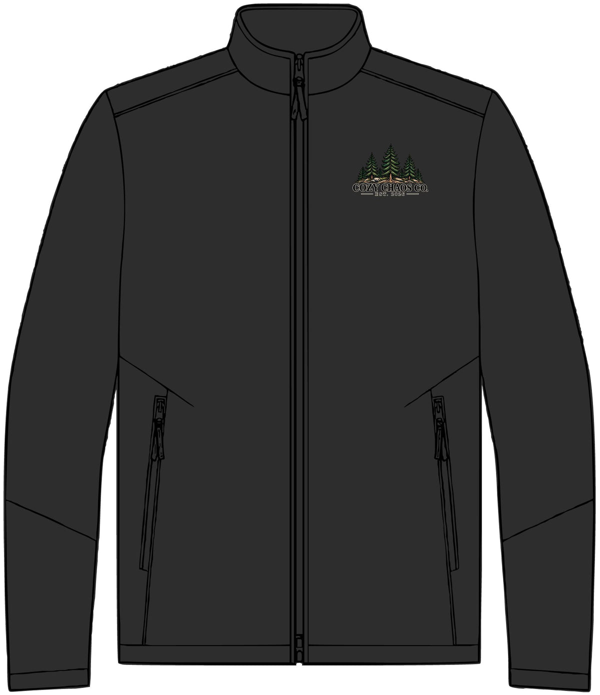 Collective Cozy Chaos Est 2026  Tech Soft Shell Jacket