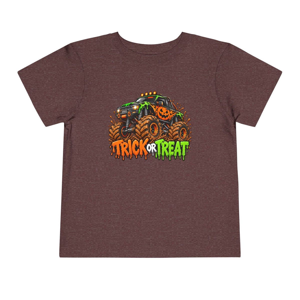 Trick or Treat Monster Truck Toddler Kids Halloween Sweatshirt | Cozy Chaos Kid 🎃🏁👻